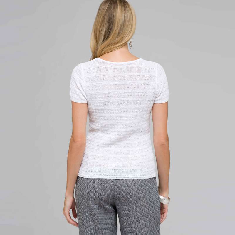 Scoop Neck Knit Top, , large image number 1